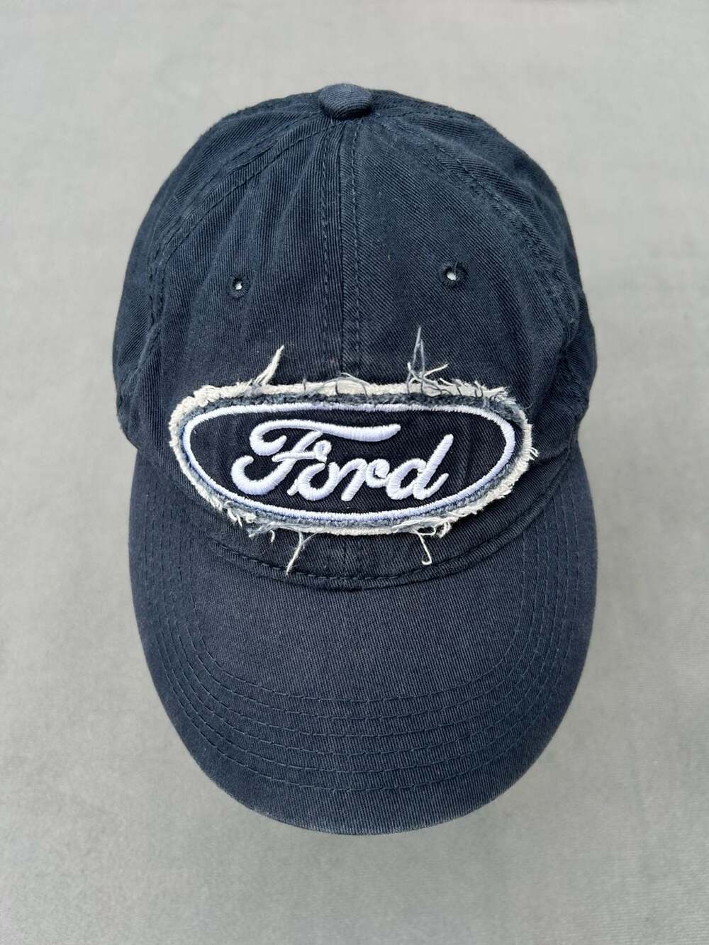 Concept One Ford Official Licensed Product Navy Blue Distressed Hat H207